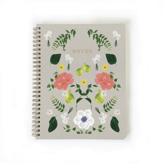 Floweret Notebook: Large Notebook / Lined Pages